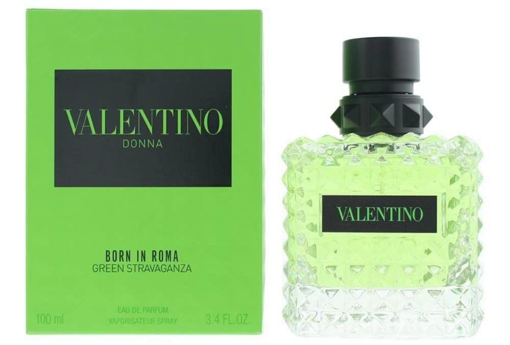 Valentino Donna Born In Roma Green Stravaganza Eau de Parfum Spray 3.4 oz / 100 ml – New in Box