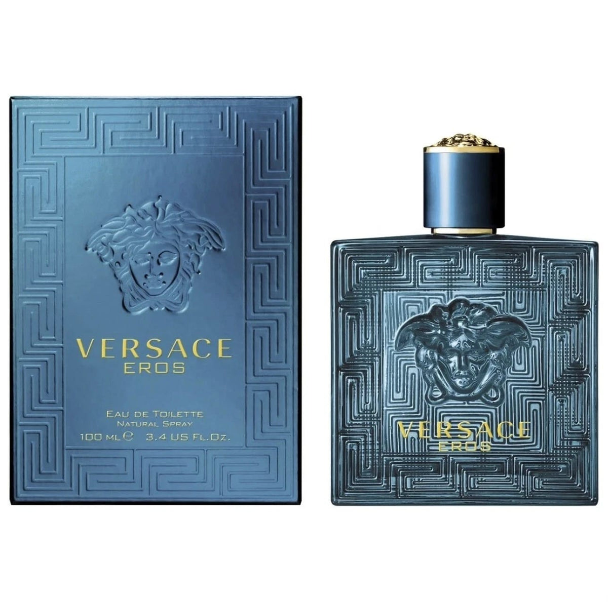 Versace Eros Eau de Toilette for Men 3.4 oz / 100 ml
