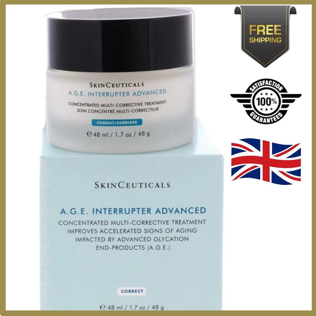 SkinCeuticals A.G.E. Interrupter Advanced Anti-Aging Cream 1.7 oz / 50 ml – Brand New