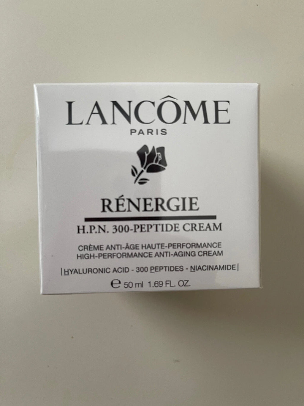 Lancôme Rénergie H.P.N. 300-Peptide Cream with Hyaluronic Acid & Niacinamide – 1.7 oz / 50 ml