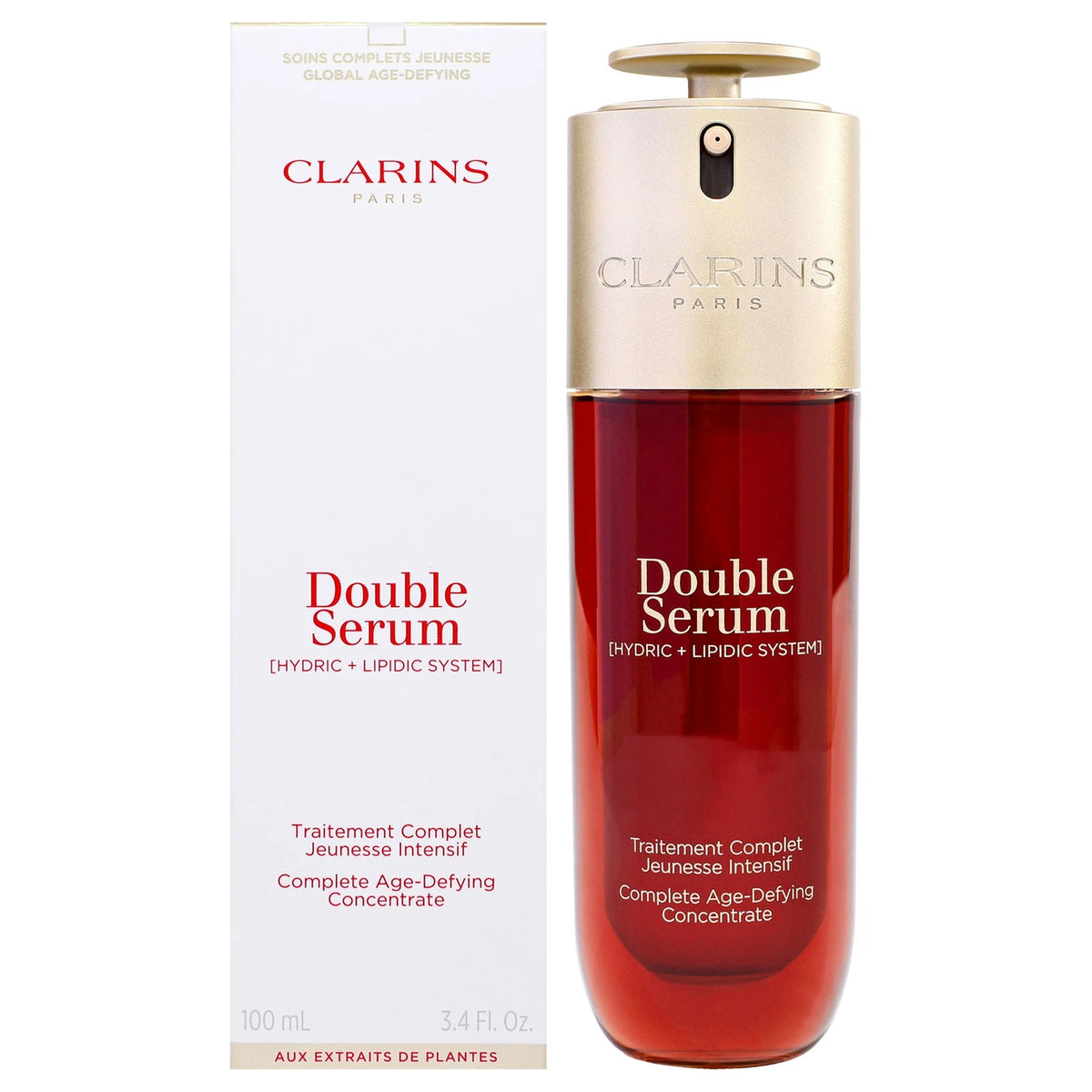 Clarins Double Serum Complete Age Control Concentrate 3 Pack – 3.4 oz Total