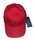Polo Ralph Lauren Kids Red Baseball Cap – Cotton Adjustable Hat, Ages 5–7, NWT