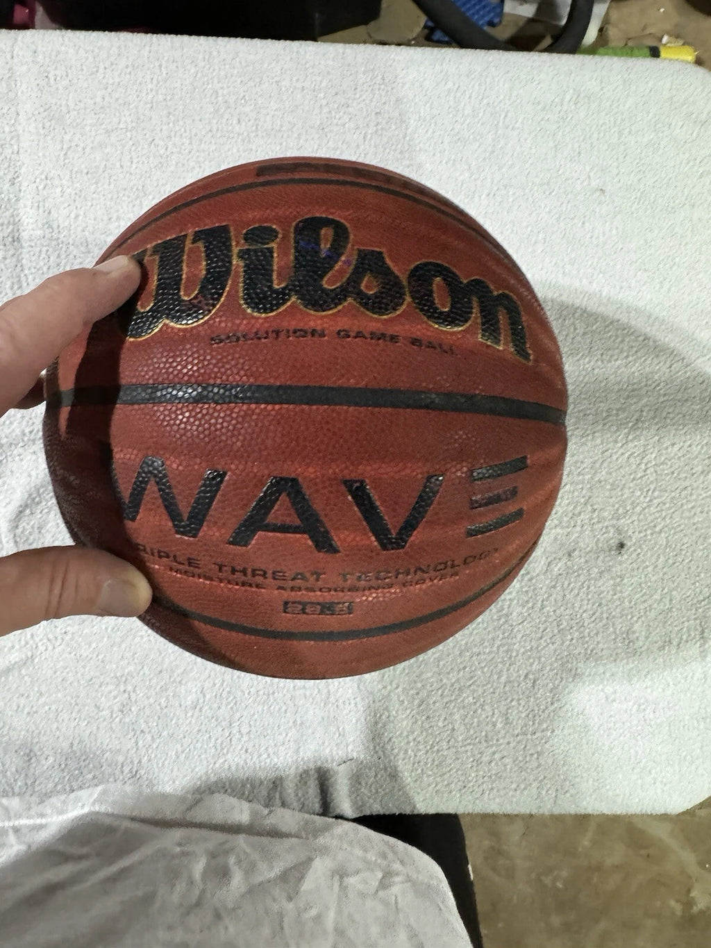 Wilson Wave Phenom Official 28.5" Game Basketball – Triple Threat All-Surface