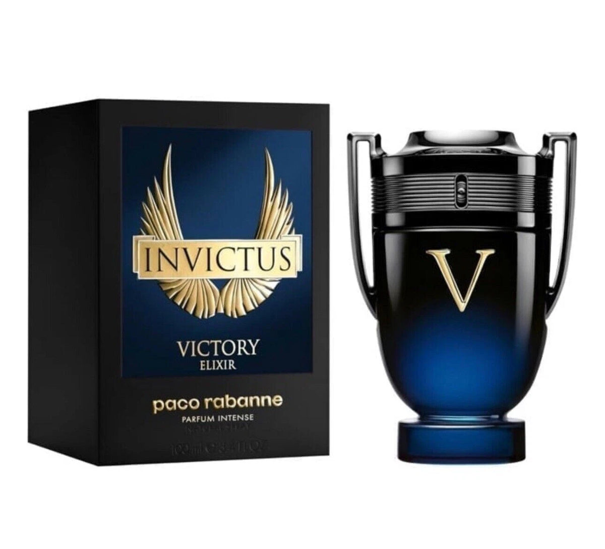 Invictus Victory Elixir by Rabanne for Men, 3.4 oz / 100 mL Parfum Intense Spray
