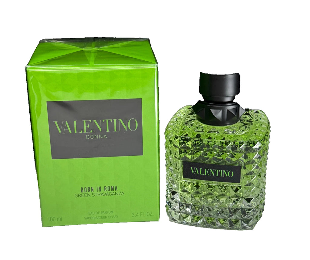 Valentino Donna Born In Roma Green Stravaganza Eau de Parfum Spray 3.4 oz / 100 ml – New in Box